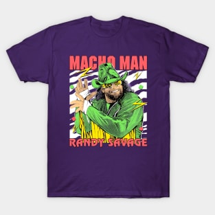 Macho Man Randy Savage Neon T-Shirt